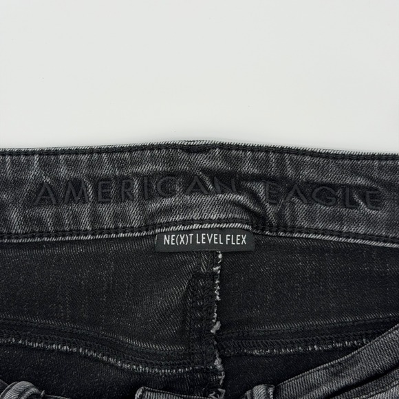 American Eagle Original Straight Jeans Mens 31x30 Black Ne(x)t Level Flex 1676 - Picture 7 of 16